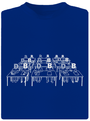 Cimrman: Debil, blbeček pánske športové tričko Royal Blue Mal