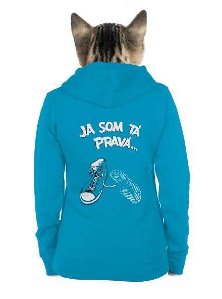 Hľadám tú pravú dámska mikina na zips Blue Atol