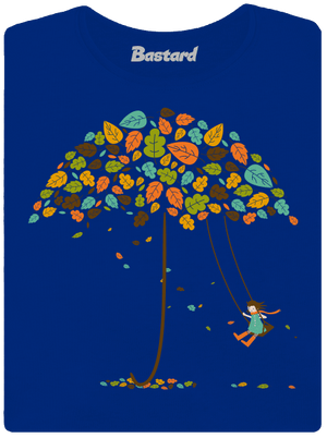 Radosť z jesene dámske tričko Royal Blue Mal