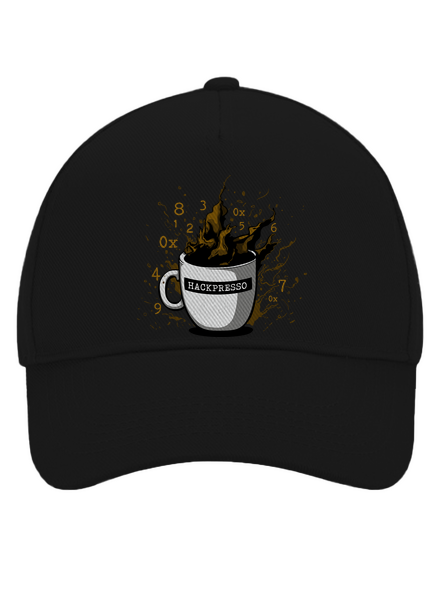 Hackpresso  šiltovka baseballka Black