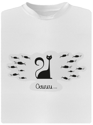 Oouuu pánske športové tričko White