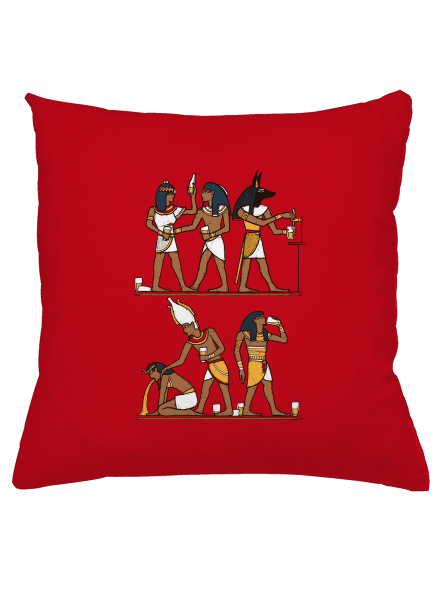 Egyptská párty vankúš Red