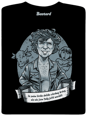 B14: Léto s kovbojem detské tričko Black