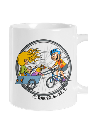 Cyklistický horoskop: Rak klasický hrnček White