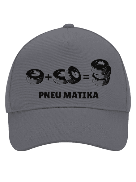 Pneu Matika šiltovka baseballka Graphite grey