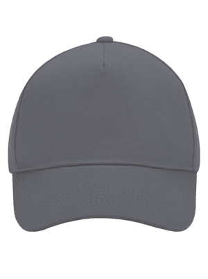 Bez potlače šiltovka baseballka Graphite grey