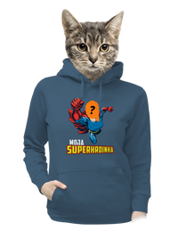 dámska mikina klokanka