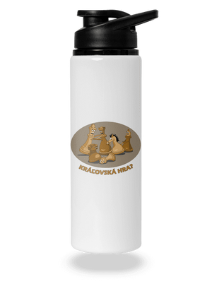 Kráľovská hra flaša na vodu White