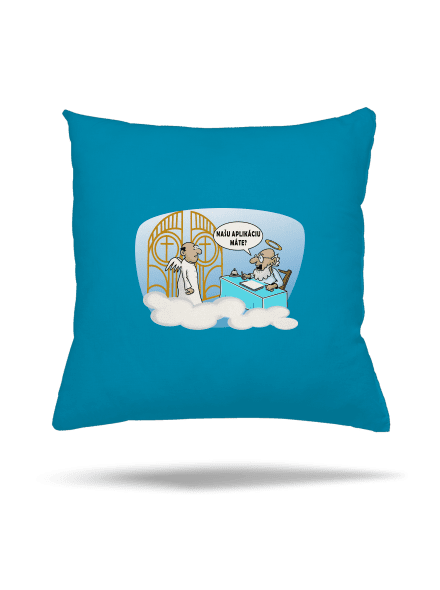 Nebeská aplikácia vankúš Blue Turquoise