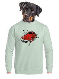 unisex mikina bez kapucne