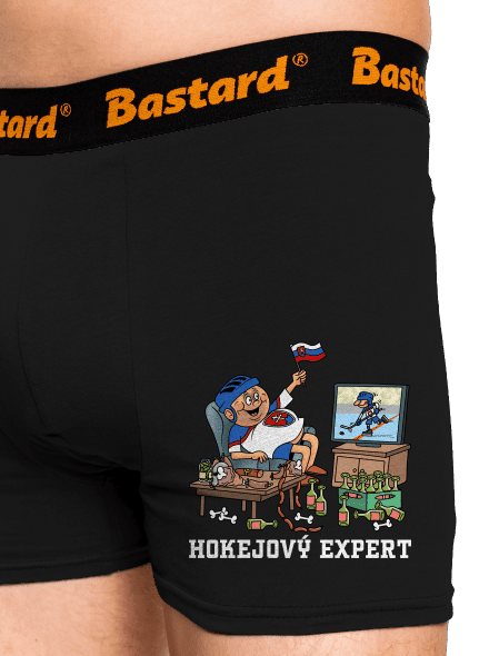Hokejový expert boxerky Black