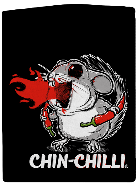 Chinchilli dámska mikina na zips Black
