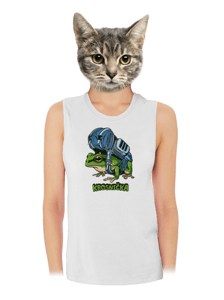 Krosnička dámske tielko voľné White