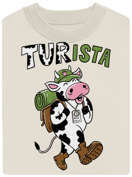 Tur na cestách unisex mikina bez kapucne Off White