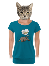 dámske tričko s lemom