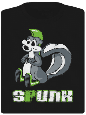 Spunk dámske športové tričko Black