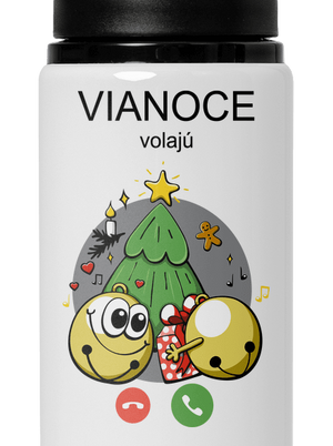 Vianoce volajú flaša na vodu White