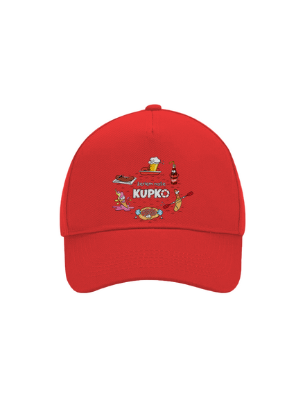Slovenské kupko šiltovka baseballka Classic Red