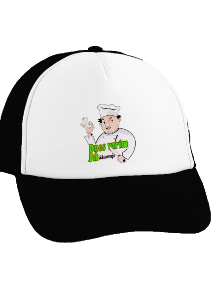 Dnes varím ja šiltovka truckerka Black cap