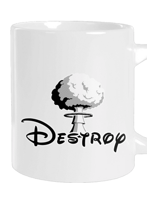 Destroy veľký hrnček White