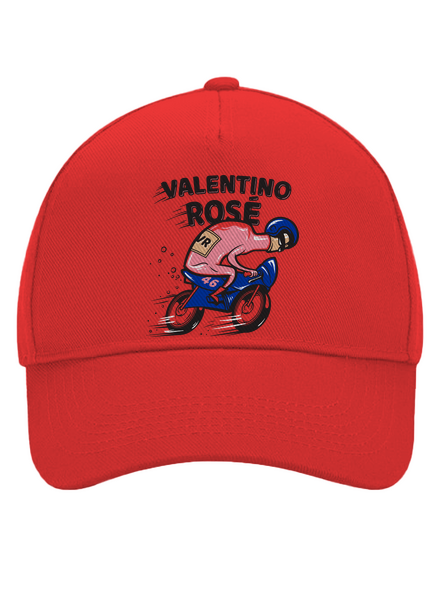 Valentino Rosé šiltovka baseballka Classic Red