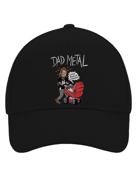 Dad metal šiltovka baseballka Black