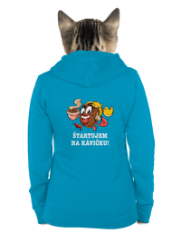 dámska mikina na zips