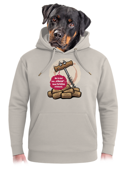 Uťahaná vývrtka unisex mikina premium Pastel Macchiato