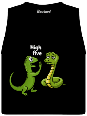 High Five dámske tielko voľné Black