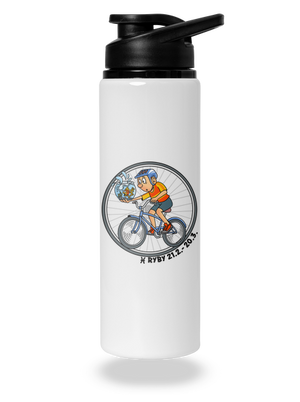 Cyklistický horoskop: Ryby flaša na vodu White