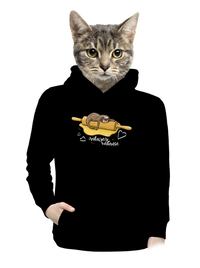 dámska mikina klokanka