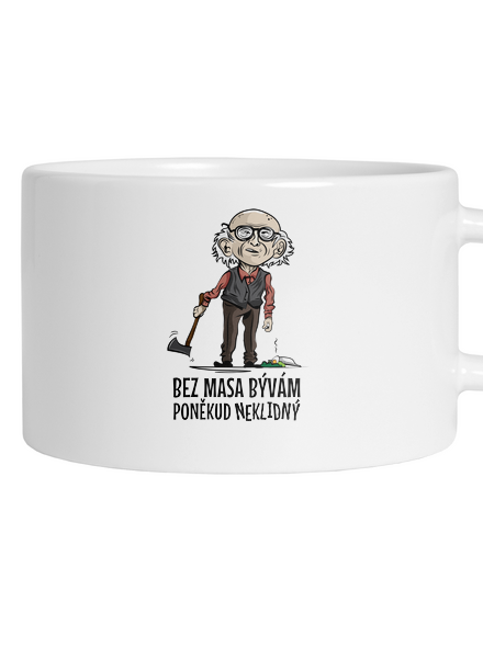 Neklidný bez masa hrnček makronka White