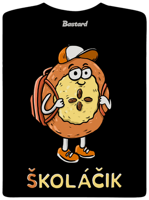 Školáčik detské tričko Black