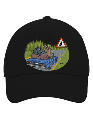 Poľovník šiltovka baseballka Black