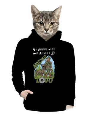 dámska mikina klokanka