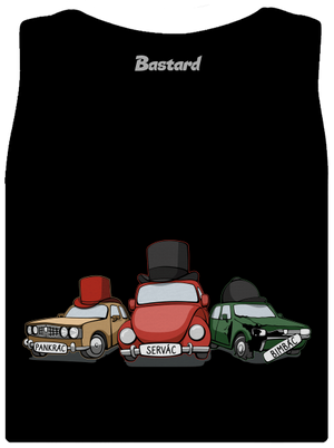 Traja veteráni dámske tielko klasické Black