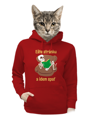 Ešte stránku dámska mikina klokanka Red Mal