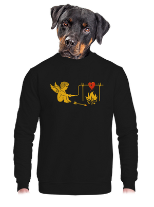 unisex mikina bez kapucne