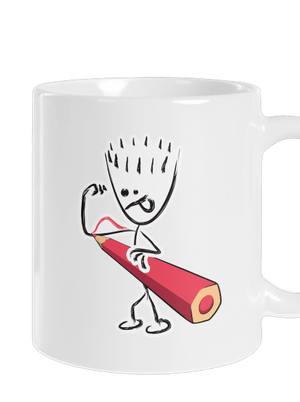 Svaly klasický hrnček White