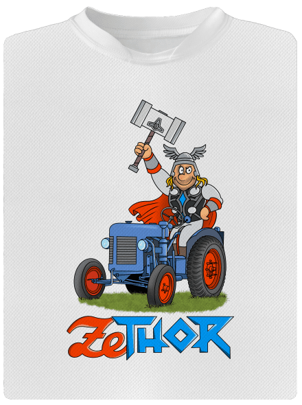 ZeThor detské športové tričko White
