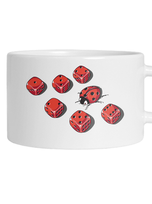 Mimikry hrnček makronka White