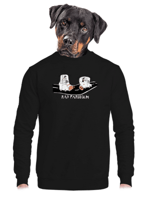 unisex mikina bez kapucne