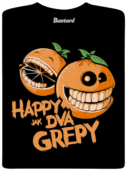 Happy grepy detské tričko Black