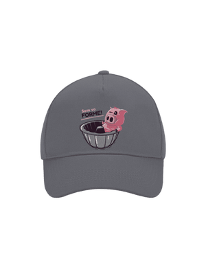 Vo forme šiltovka baseballka Graphite grey