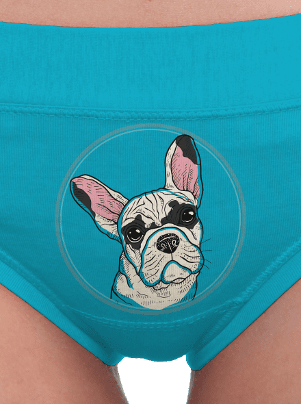 Buldoček dámske nohavičky Turquoise