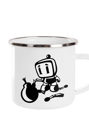 Bomberman plecháčik White