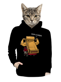 dámska mikina klokanka