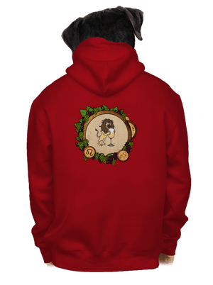 Vínny horoskop: Lev pánska mikina na zips Red