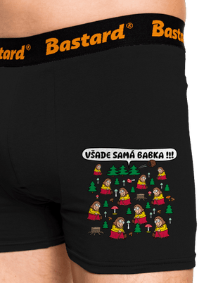 Všade samá babka boxerky Black