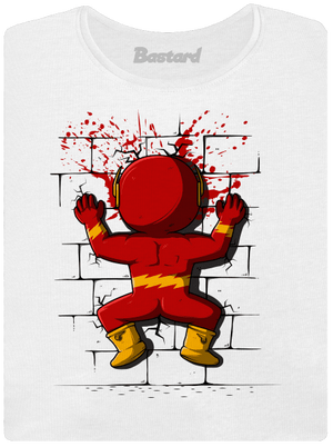 Flash dámske tričko s lemom White